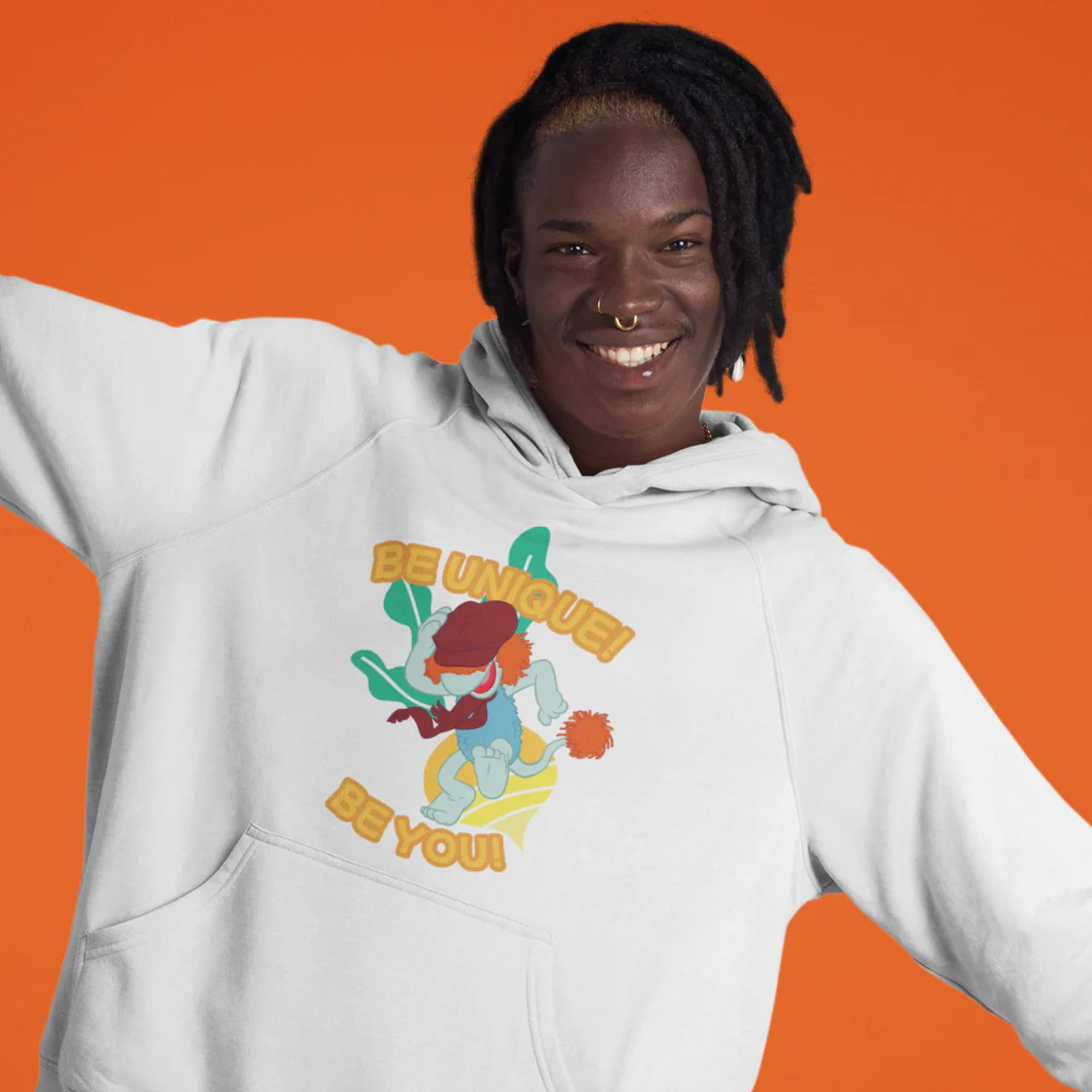Be Unique! Be You! Fraggle Rock Hoodie - Image 3