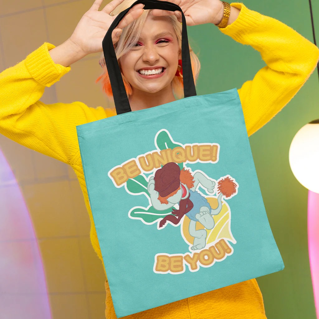 Be Unique! Be You! Fraggle Rock Tote Bag - Image 2