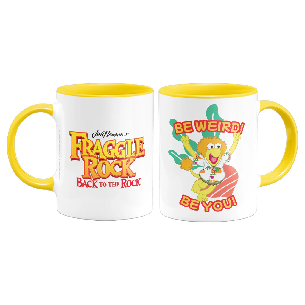 Be Weird! Be You! Fraggle Rock Coloured Mug