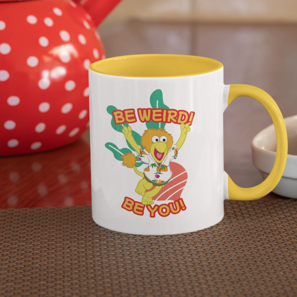 Be Weird! Be You! Fraggle Rock Coloured Mug - Image 2