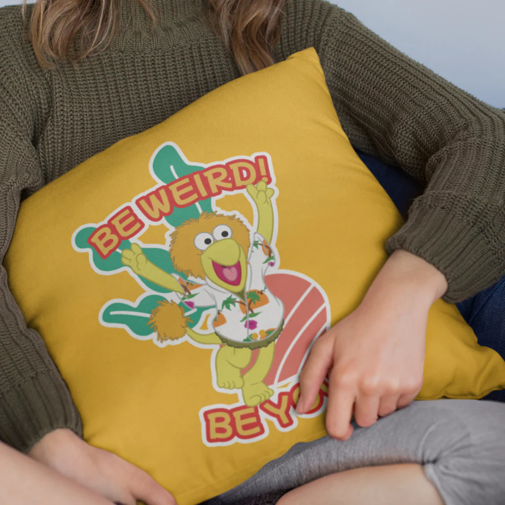 Be Weird! Be You! Fraggle Rock Cushion - Image 2