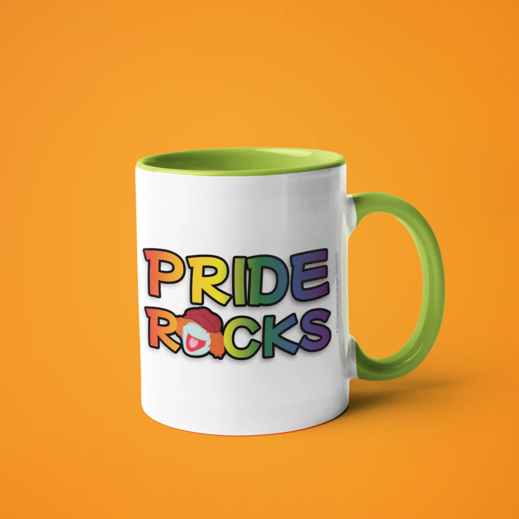 Boober Fraggle Pride Rocks Coloured Mug - Image 2
