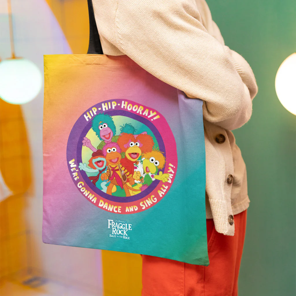 Dance Checkered - Fraggle Rock Tote Bag - Image 2