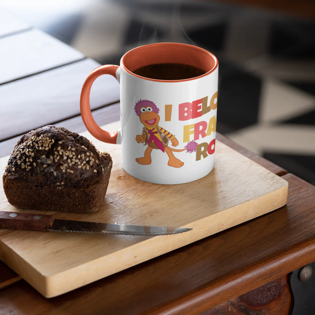 I Belong in Fraggle Rock! Coloured Mug - Image 2