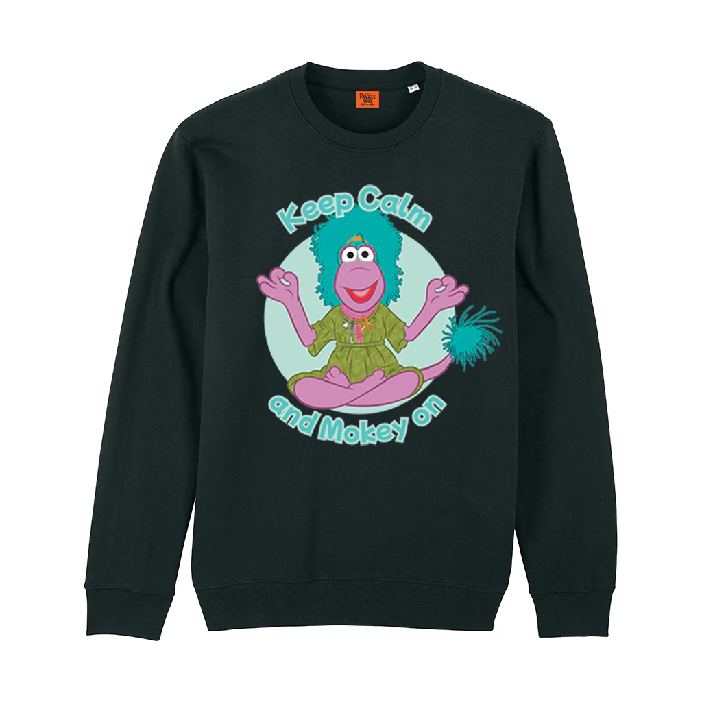 Keep Calm and Mokey on Fraggle Rock Sweatshirt - Image 3