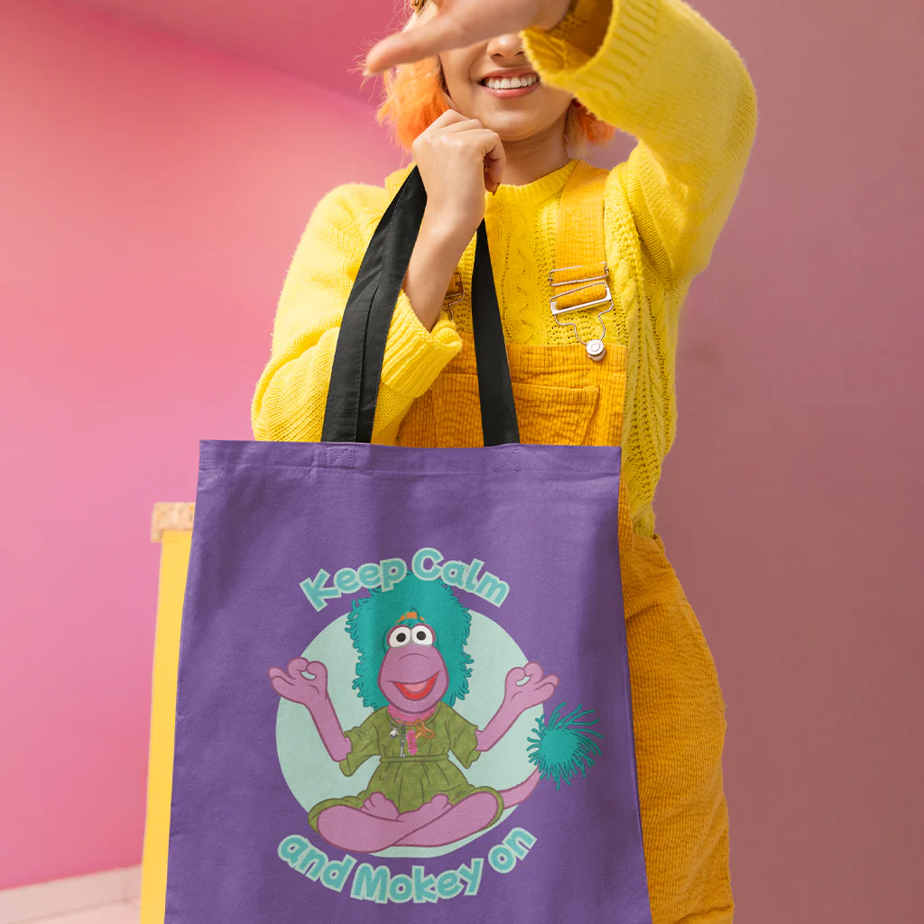 Keep Calm and Mokey on Fraggle Rock Tote Bag - Image 2