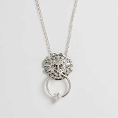 Labyrinth Left Door Knocker Necklace