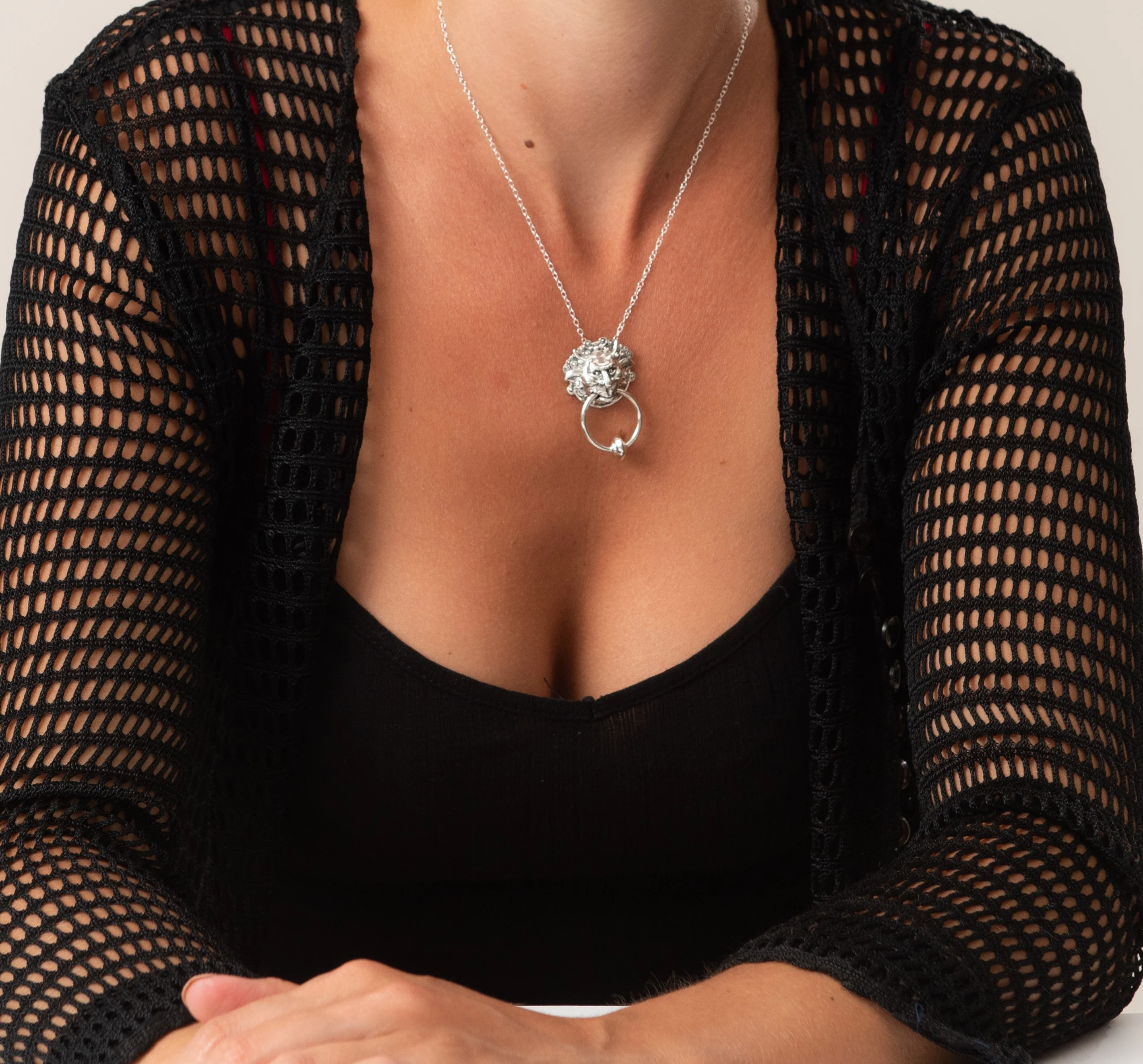 Labyrinth Left Door Knocker Necklace - Image 2