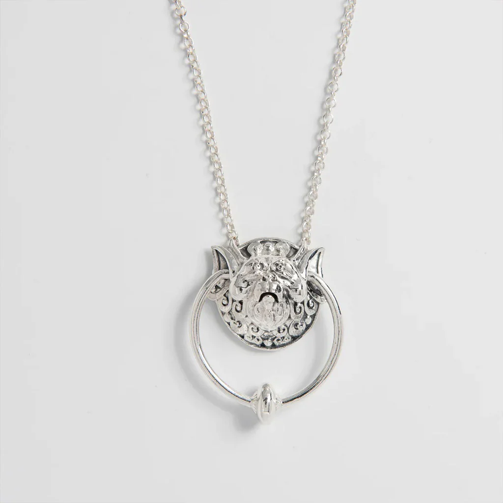 Labyrinth Right Door Knocker Necklace