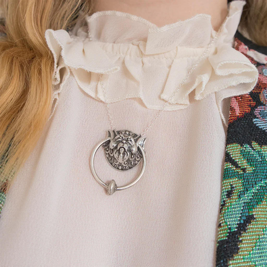 Labyrinth Right Door Knocker Necklace - Image 2