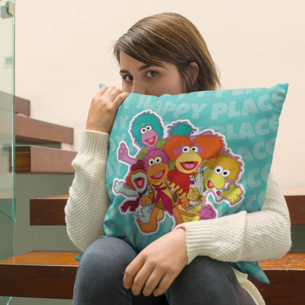 My Happy Place Fraggle Rock Cushion - Image 2