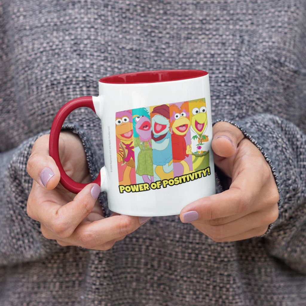 Power of Positivity! Fraggle Rock Coloured Mug - Image 2