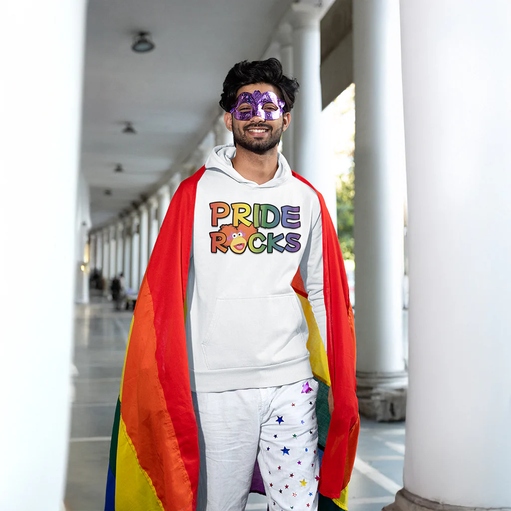 Red Fraggle Pride Rocks Hoodie - Image 3