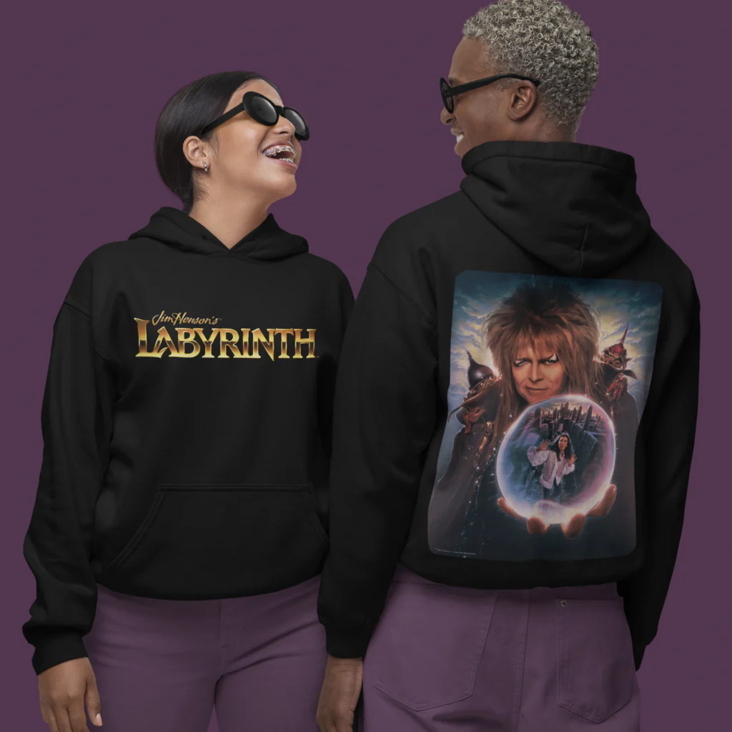 The Goblin King’s Gaze - Labyrinth Hoodie - Image 2