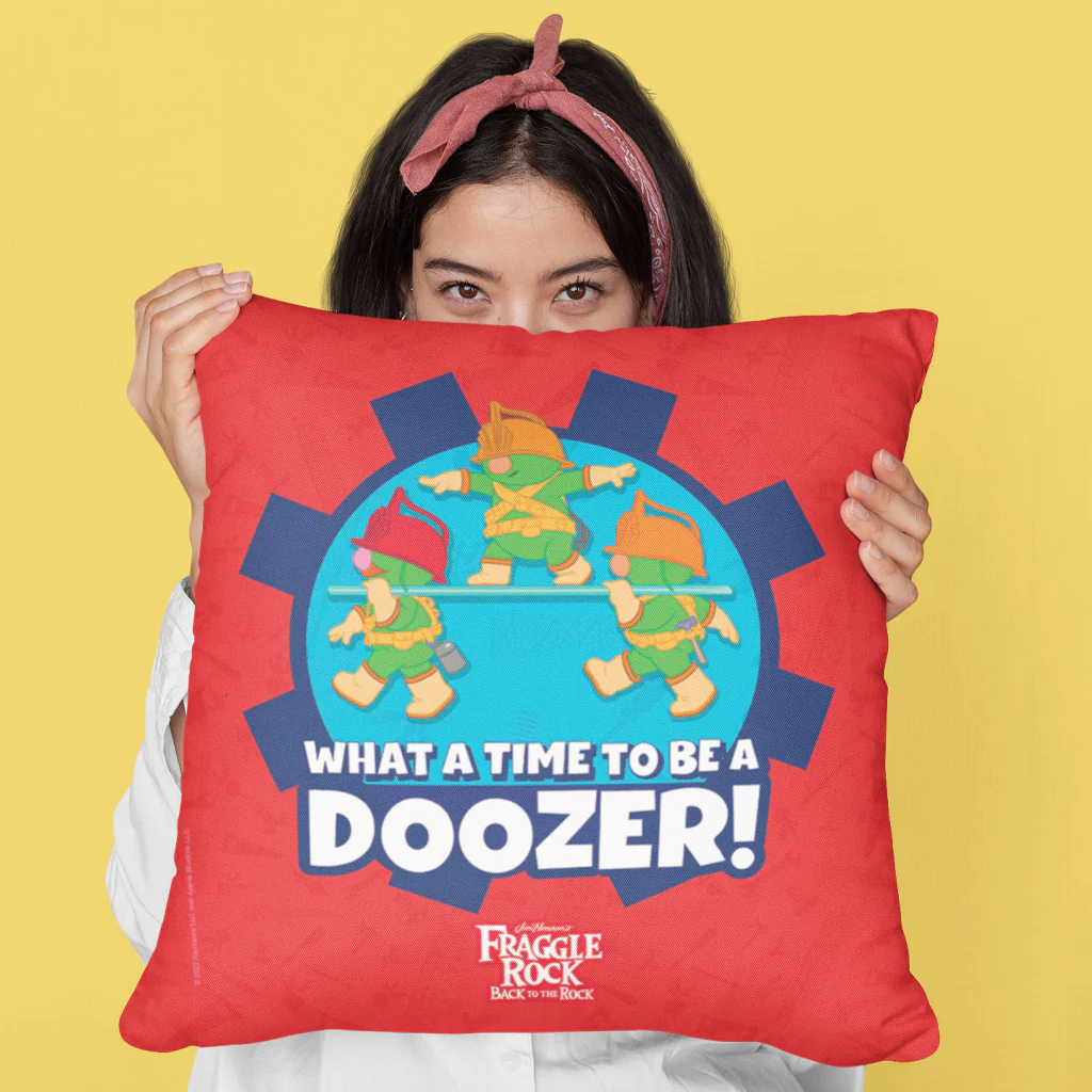 What A Time To Be A Doozer - Fraggle Rock Cushion - Image 2